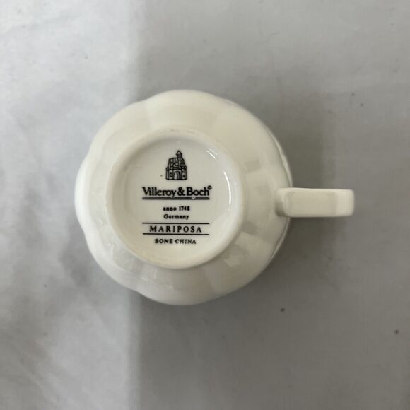 VILLEROY AND BOCH MARIPOSA BONE CHINA CUP AND SAUCER - GERMANY FS Bnfts Charity - Picture 7 of 11